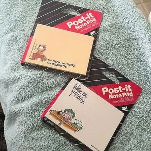 NOS. Vintage Post-it note pads